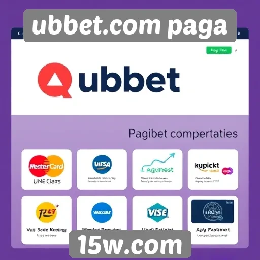 Métodos de pagamento disponíveis no ubbet.com